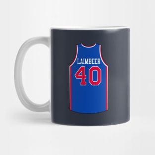 Bill Laimbeer Detroit Jersey Qiangy Mug